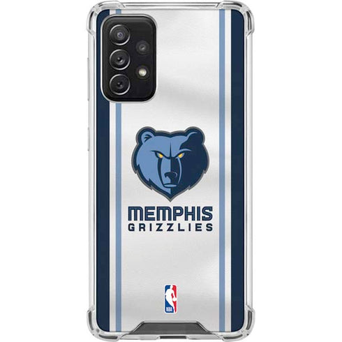 NBA Memphis Grizzlies Home Jersey Galaxy A72 5G Clear Case